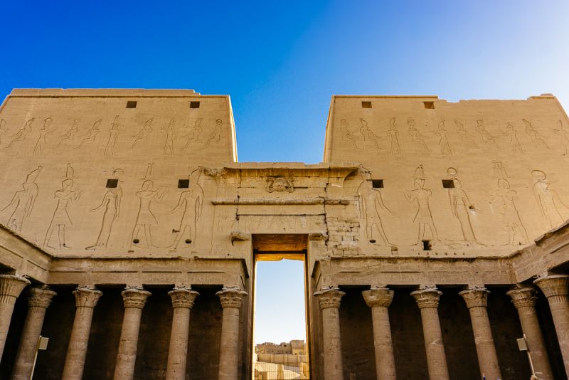 Visiting the Temple of Edfu on Steigenberger Minerva Nile Cruise itinerary
